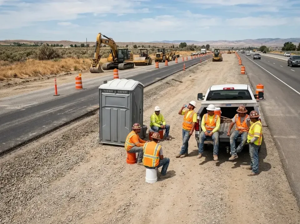 highway-road-construction-crew-007 — frequently asked questions, Porta Potty and Restroom Rentals in Belle Haven, VA